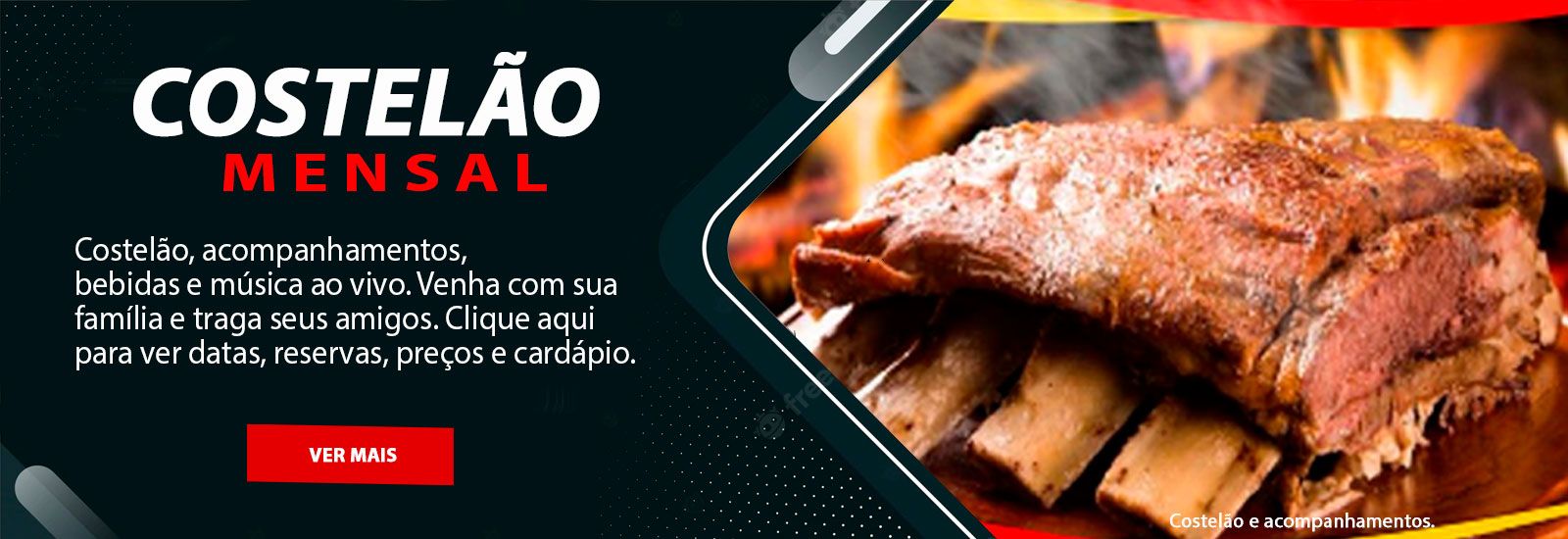 Costelão no fogo de chão